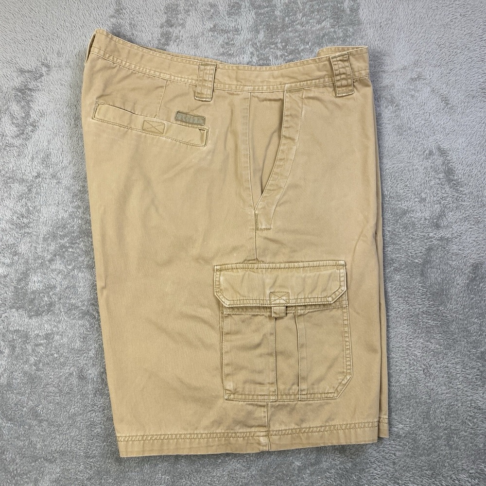 Columbia Shorts Men Beige Sz 42 100% Cotton Cargo Utility Casual Outdoors Hiking - Picture 3 of 12